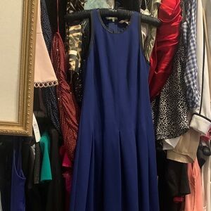 Banana Republic Royal Blue Midi Dress